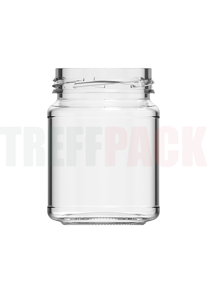 143 ml Glass Jam Jar with Twist-Off 53 Lid Finish