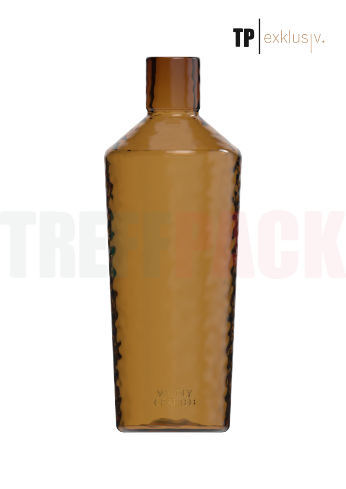 700 ml Glass Spirits Bottle Primal Wildly Crafted with Cork Finish
