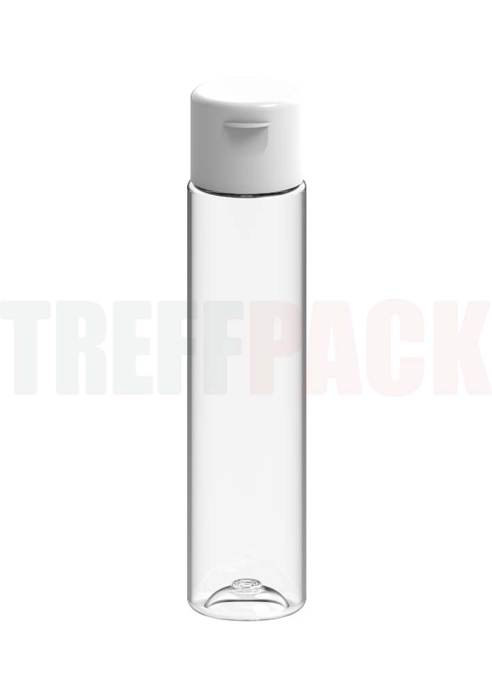 60 ml PET Bottle Round Clear with 24/410 Flip-Top