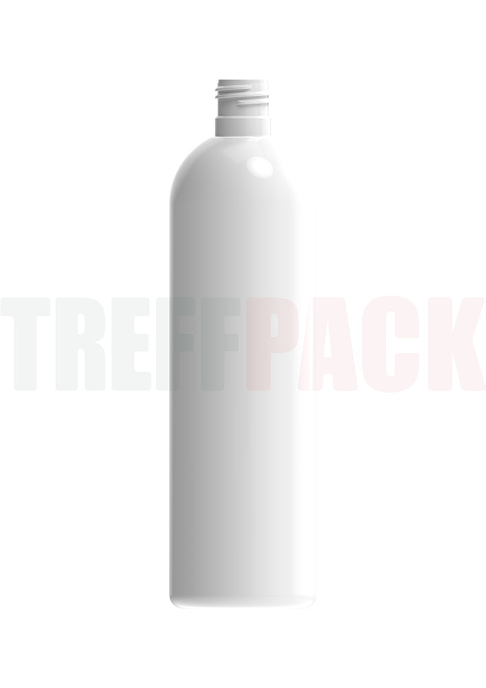 500 ml HDPE Bottle Boston Round with  24/415 Neck Finish