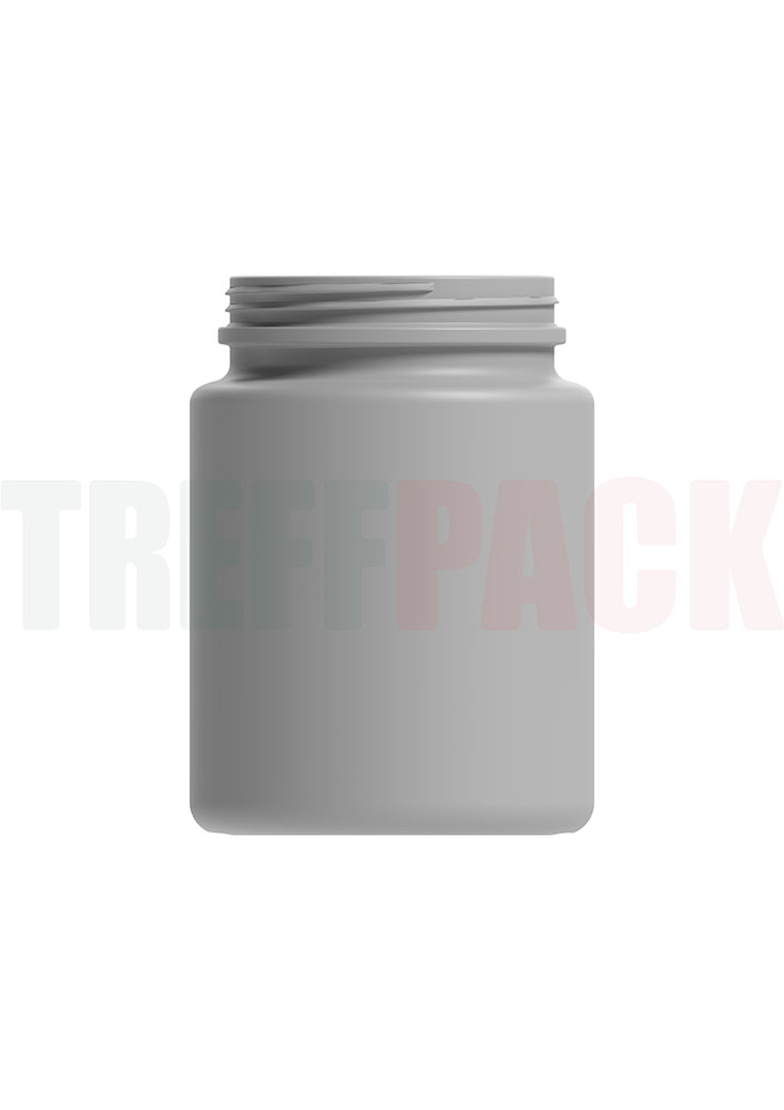 1,250 ml HDPE Plastic Jar Grey with 100 mm Neck Finish