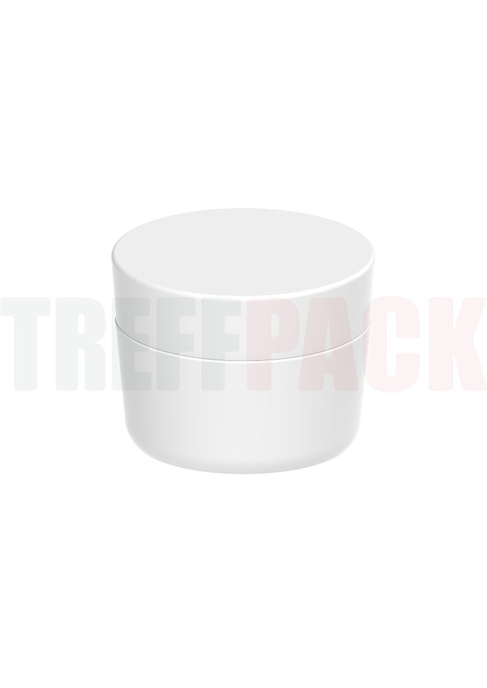 50 ml Thick Wall Jar White Type 1 with Lid
