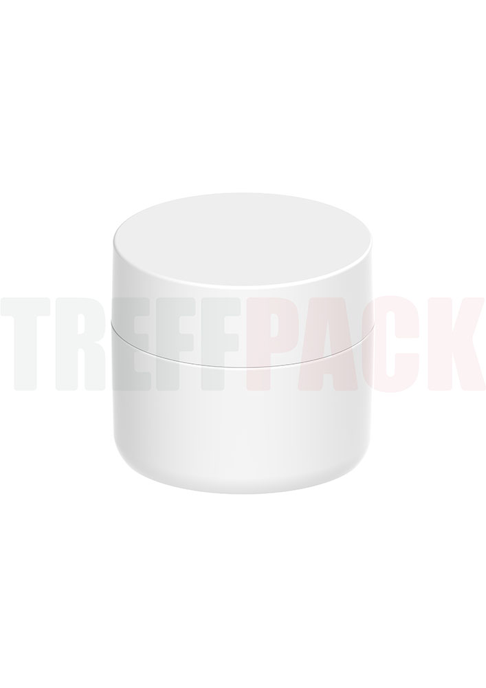 50 ml Thick Wall Jar White Type 2 with Lid