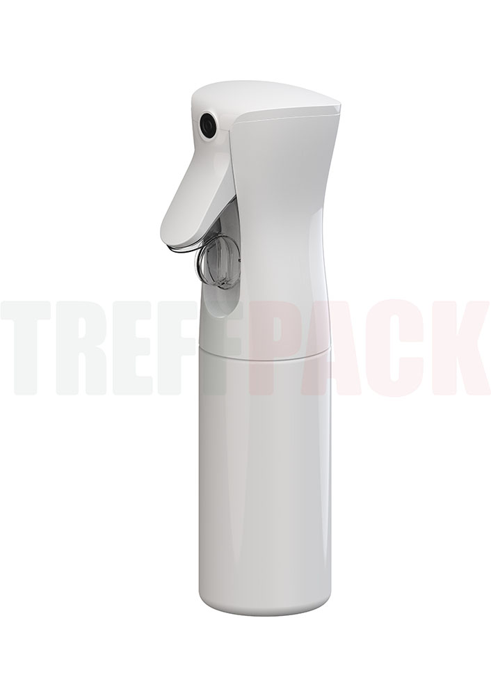 White Flairosol Trigger Spray Pump with white Spray Bottle