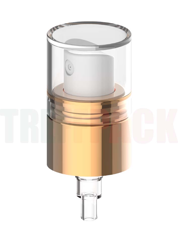 White-Gold Spray Pump 24/400 for Cosmetics