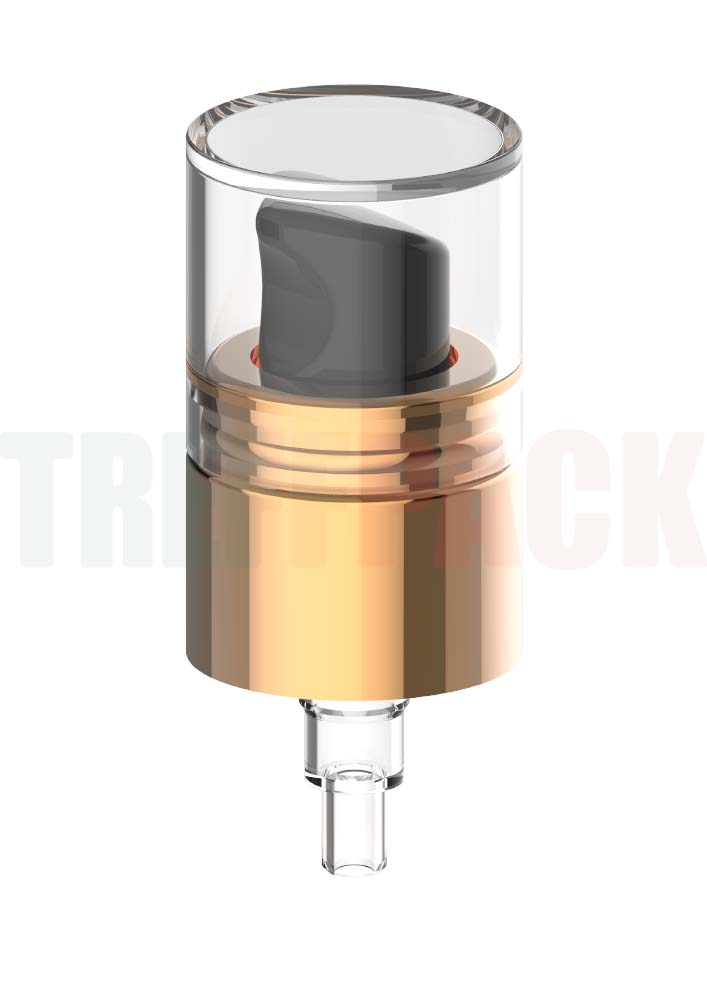 Black-Gold Dispenser Cream Pump 24/400 for Cosmetics