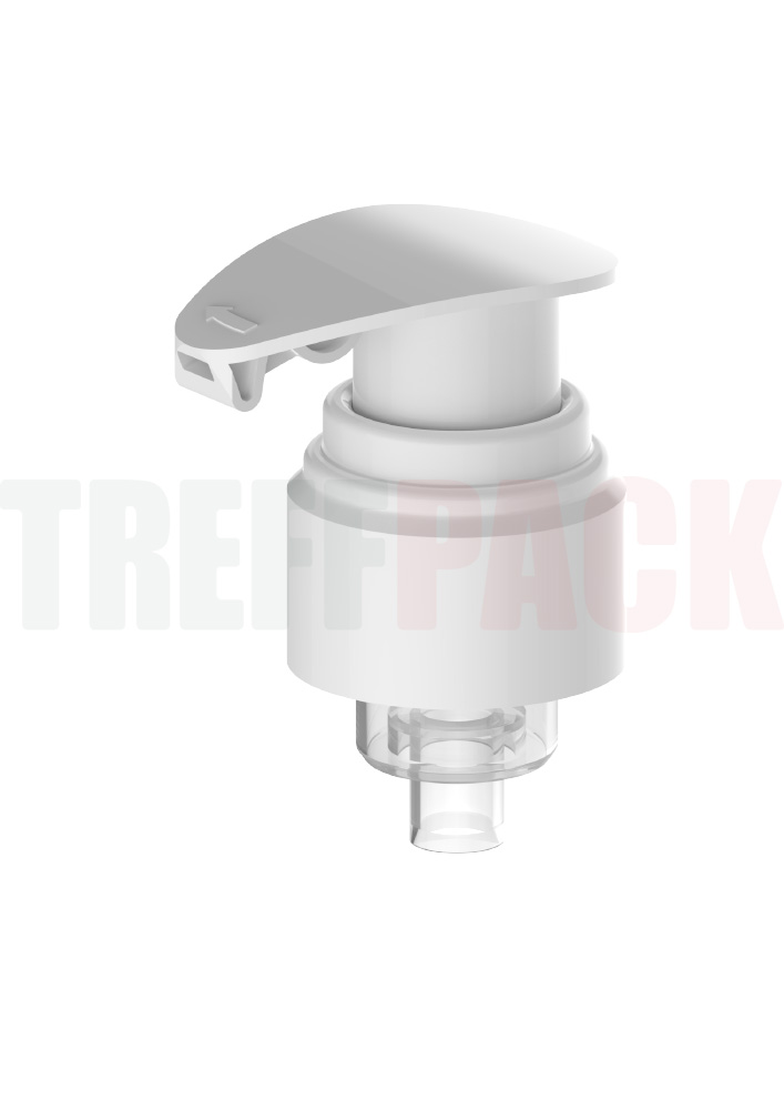 White Lotion Pump Wave 28/410
