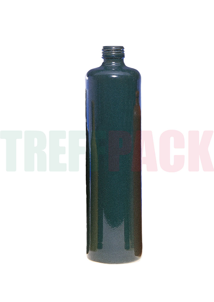 Blue 1,000 ml Stoneware Bottle Standard with Screw Cap Finish