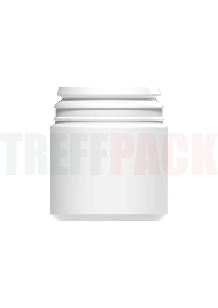 White 50 ml HDPE Wide Mouth Jar Container Duma® Special 43050
