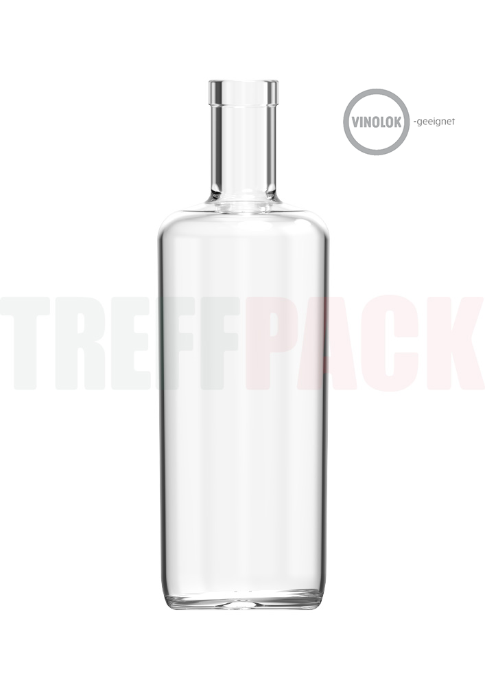 700 ml Glass Spirits Bottle Oxygen with Cork Finish