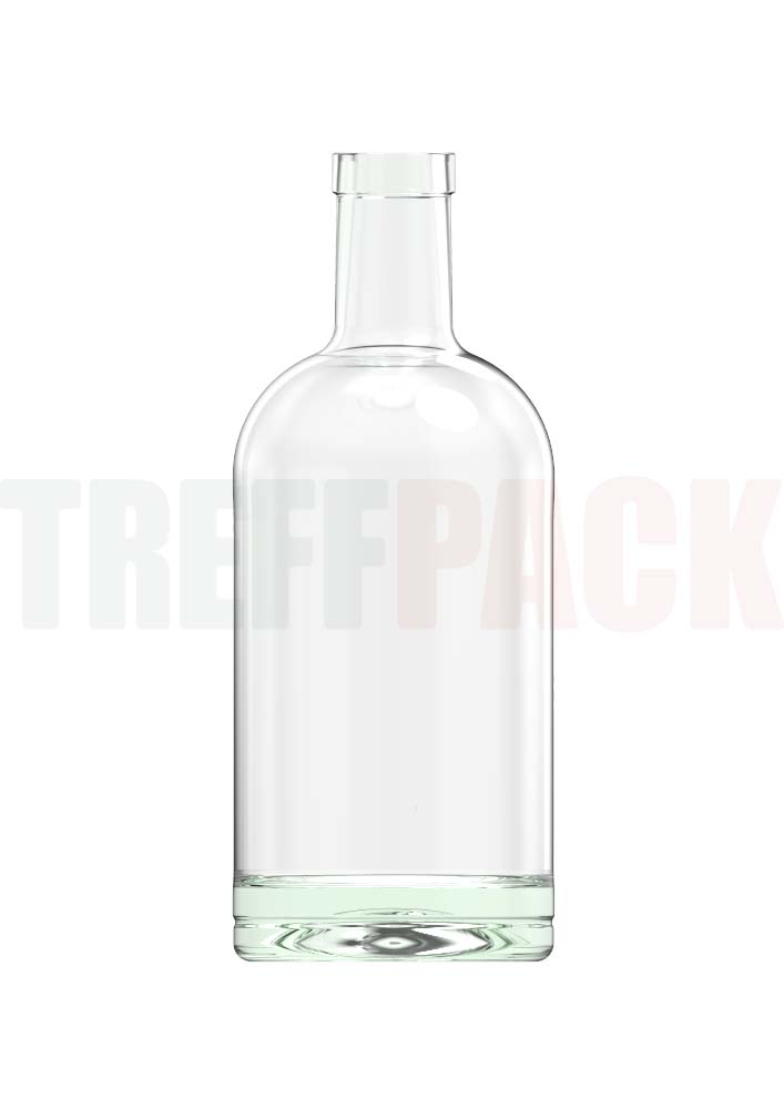 700 ml Glass Spirits Bottle Lux with Cork Finish