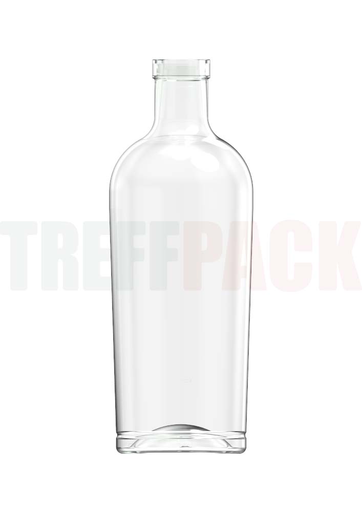 700 ml Glass Spirits Bottle Attenua Reflection with Cork Finish
