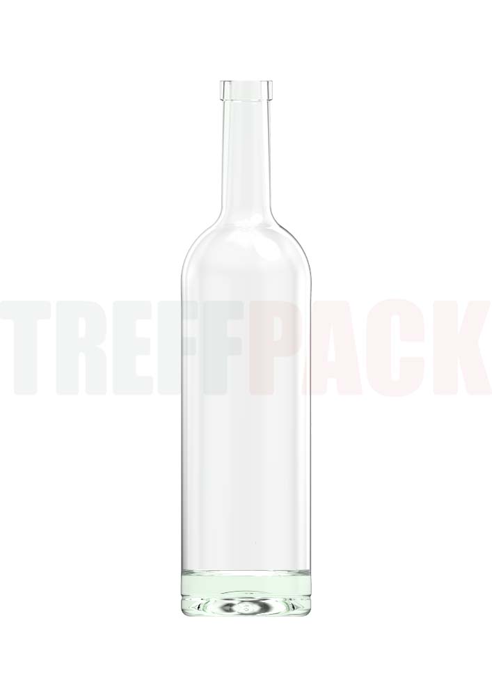 700 ml Glass Spirit Bottle Noble with Cork Finish