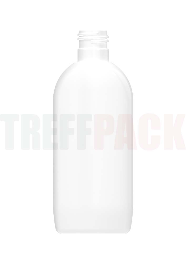 Oval Bottle PET 200 ml, white
