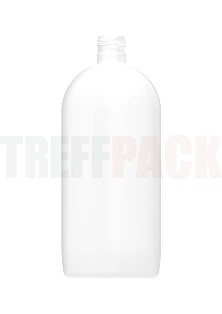 Oval Bottle PET 500 ml, white