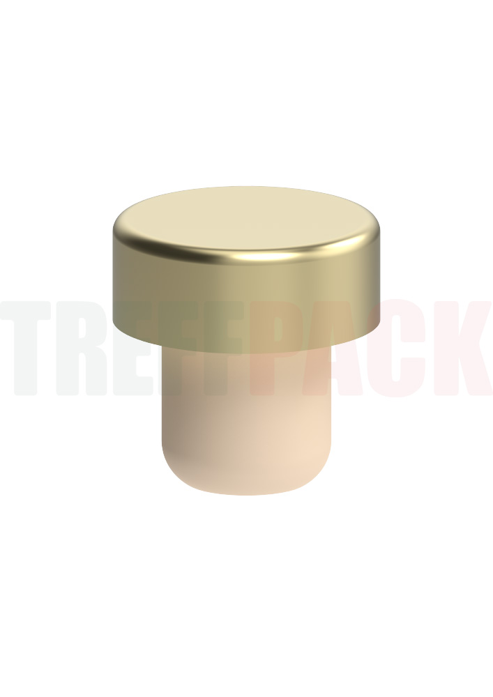 Golden Cork Stopper 35.5 x 15/22.5 mm