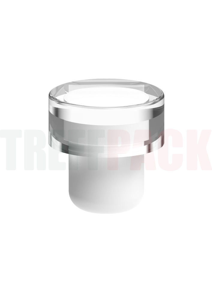 White-Translucent Cork Stopper 34 x 15/22.5 mm