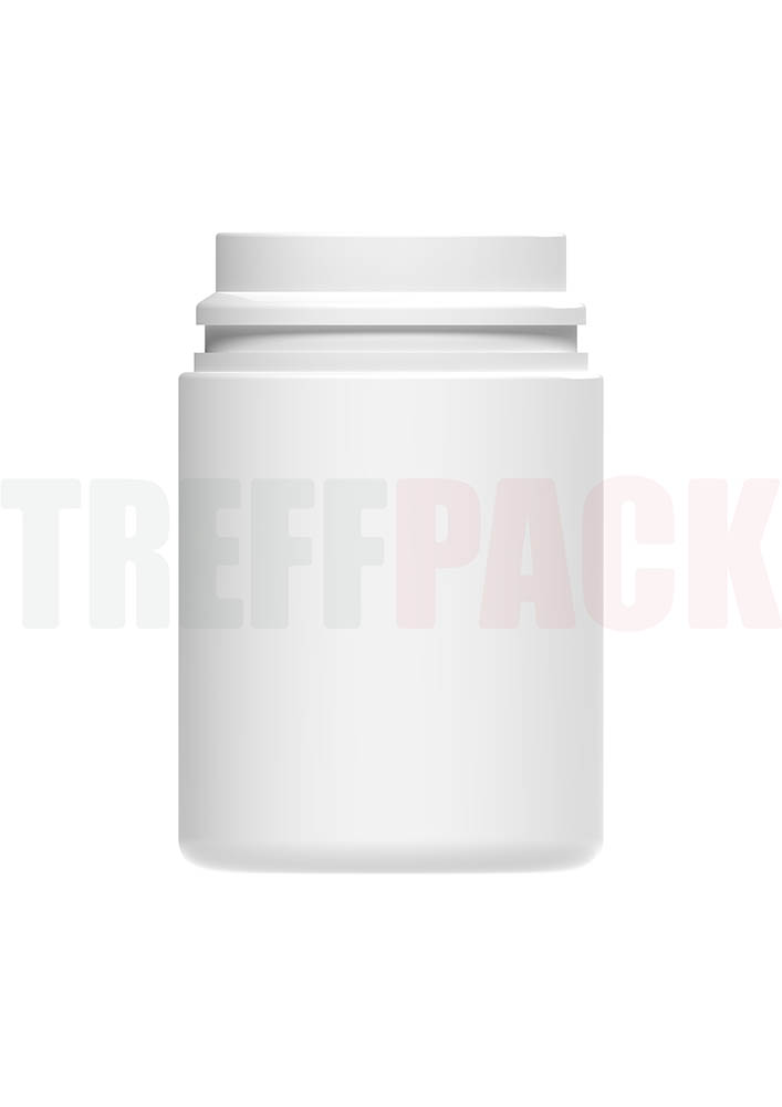 Weiße Kunststoffdose 75 ml rund Dudek™ 7545