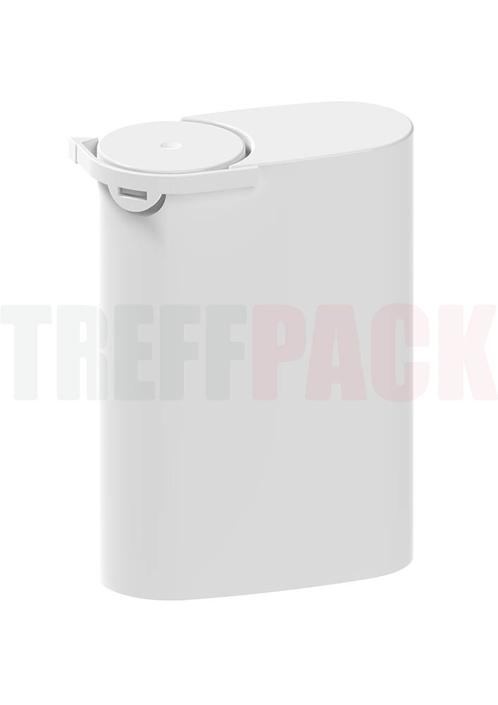 Kleine weiße 50 ml Kunststoffdose mit Deckel für Tabletten - Duma® Pocket 5016-A