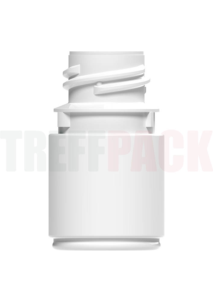 Weiße Kunststoffdose 30 ml rund Duma® Twist-Off 35030
