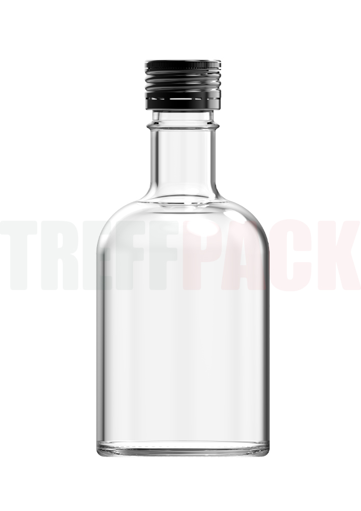 Glasflasche 40 ml Tortuga mit PP18 Schraubverschluss