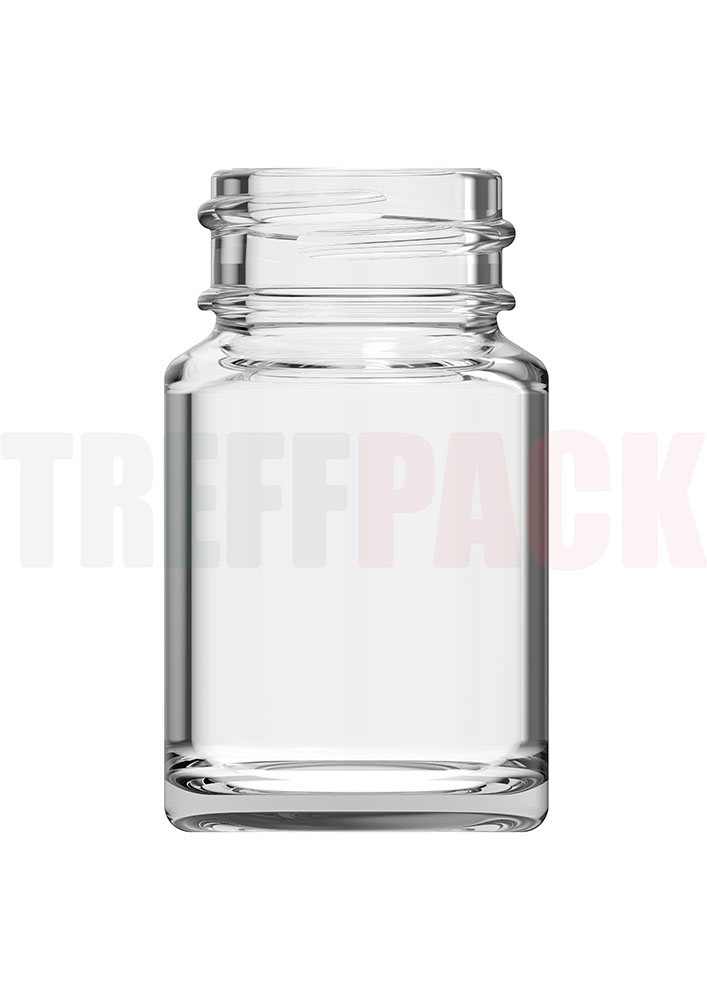 Klarglasflasche 10 ml mit 24/400 Schraubmündung