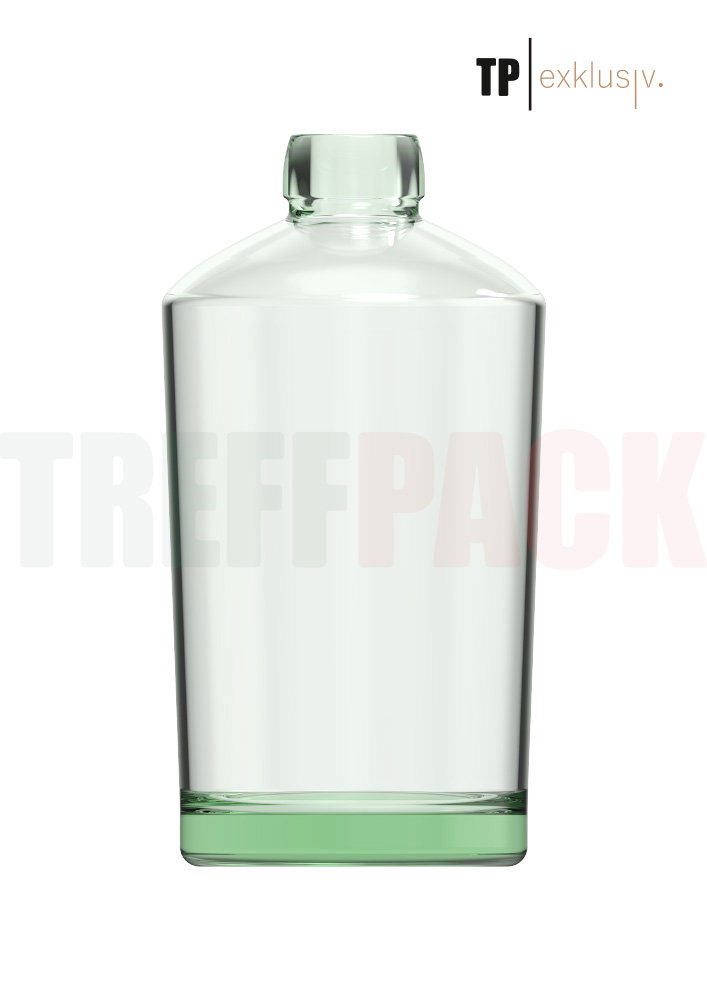 Glasflasche 700 ml Barrel Wild Flint mit Korkmündung