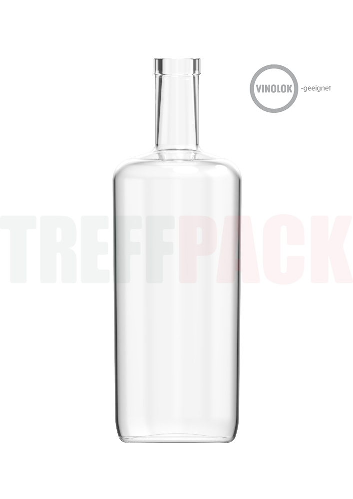 Glasflasche 1.000 ml Oxygen mit Korkmündung