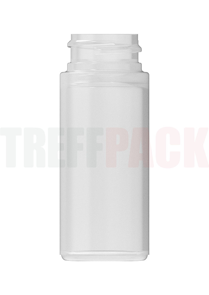 Zylindrische Flasche HDPE für Applikator transparent 30 ml 