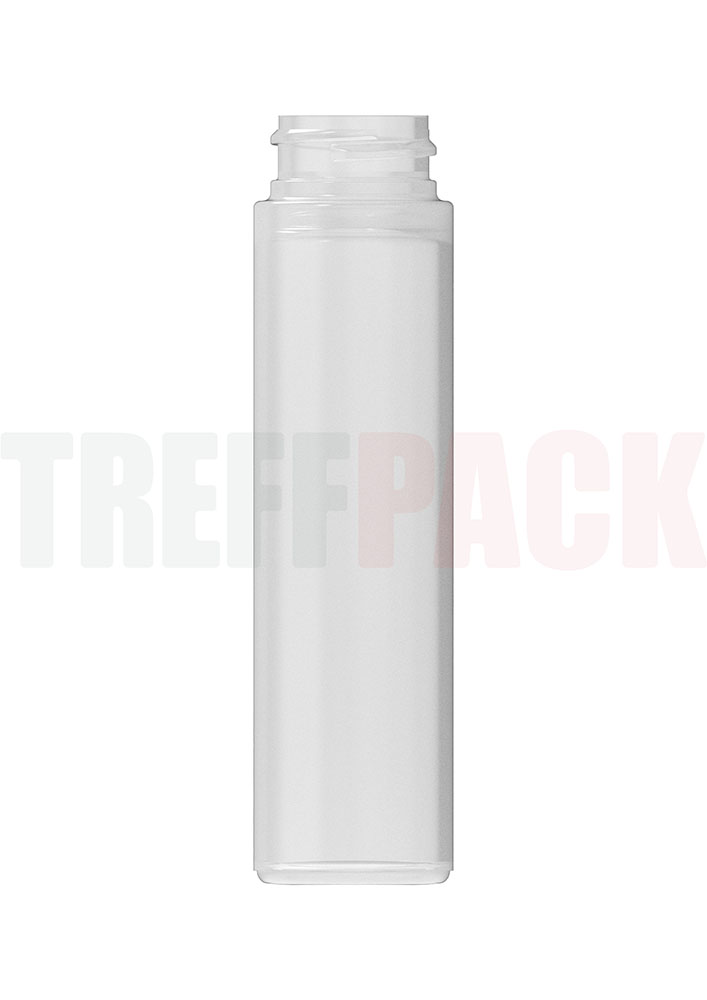 Zylindrische Flasche HDPE für Applikator transparent 50 ml