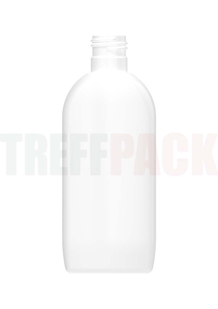 Weiße PET Ovalflasche 200 ml