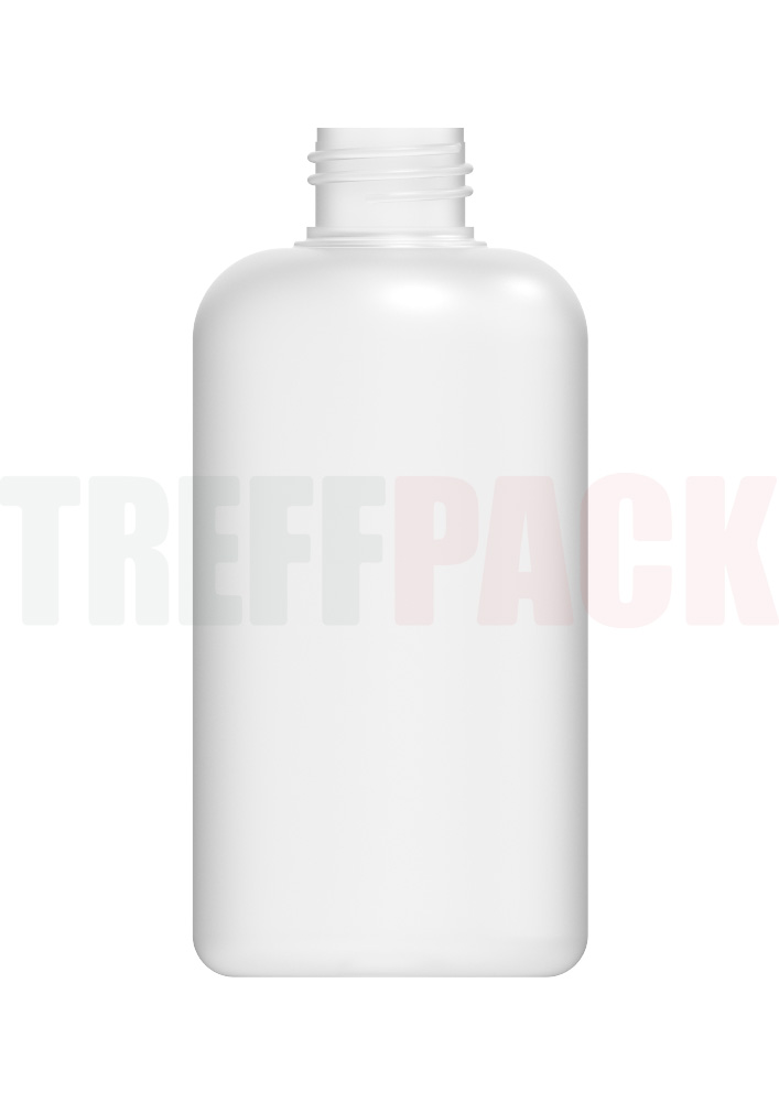 HDPE Flasche Flat Based Boston Round 200 ml