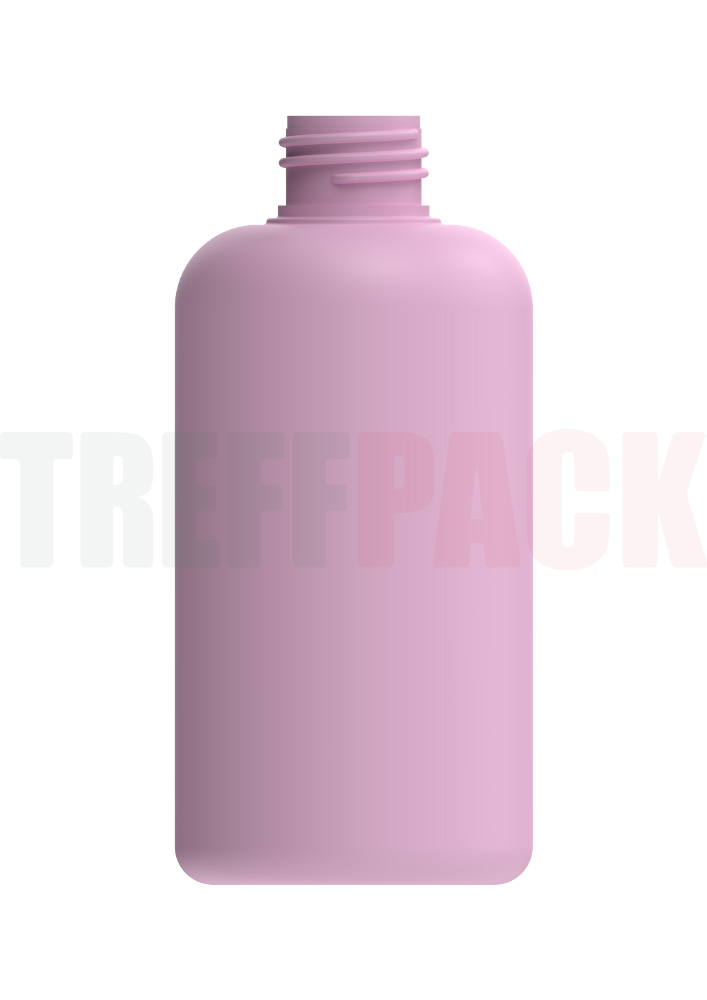 HDPE Flasche Flat Based Boston Round 200 ml