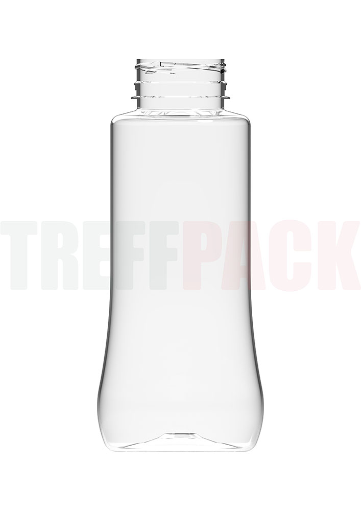 Klare PET Gewürzflasche 375 ml rund