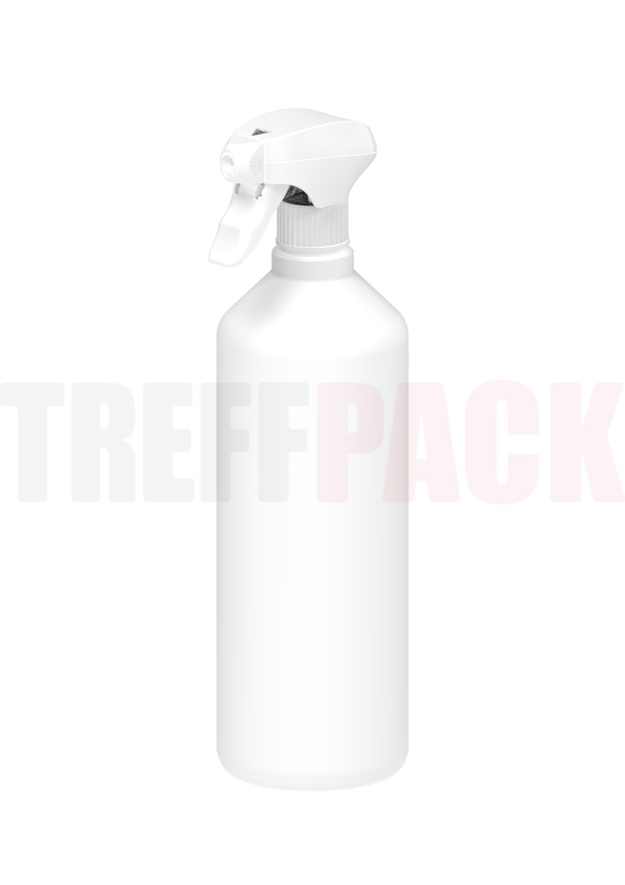 Sprühflasche 1.000 ml OpUs weiß aus HDPE mit Trigger