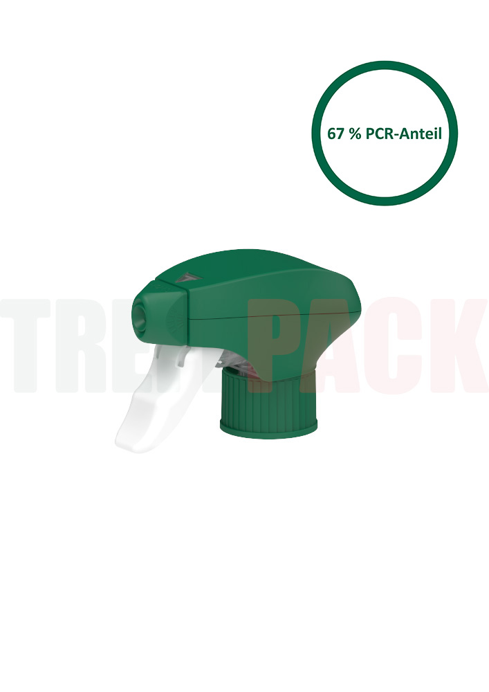 Triggerpumpe OpUs Verte+ mit 28 mm-Gewinde für HDPE Flaschen