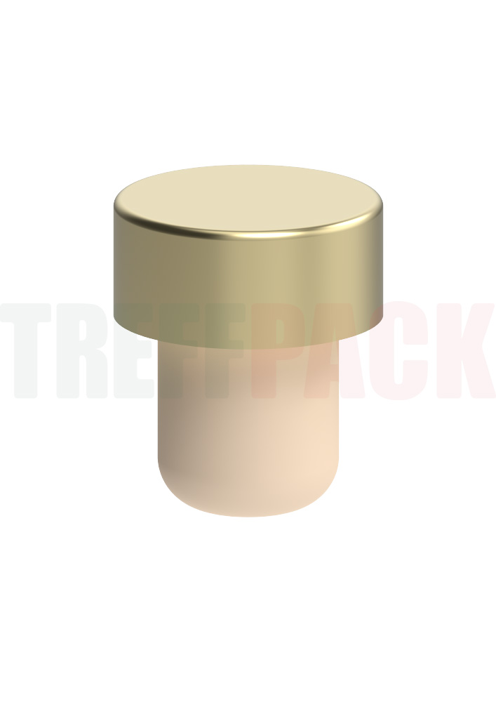 Griffkorken 29 x 13/19,5 mm PE Kunststoff gold